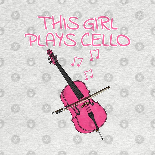 This Girl Plays Cello, Female Cellist by doodlerob